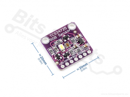Kleurensensor RGB - TCS34725 I2C 